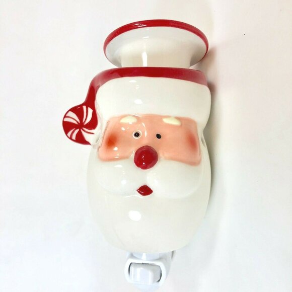 Tuscany Candle Outlet Warmer Christmas Santa Claus Night Light Plug In - Picture 2 of 12